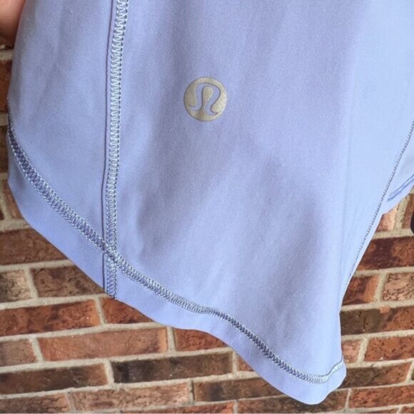 Lululemon  *  Sculpt Tank Tie Back Hydrangea Blue EUC Mesh - Picture 7 of 12